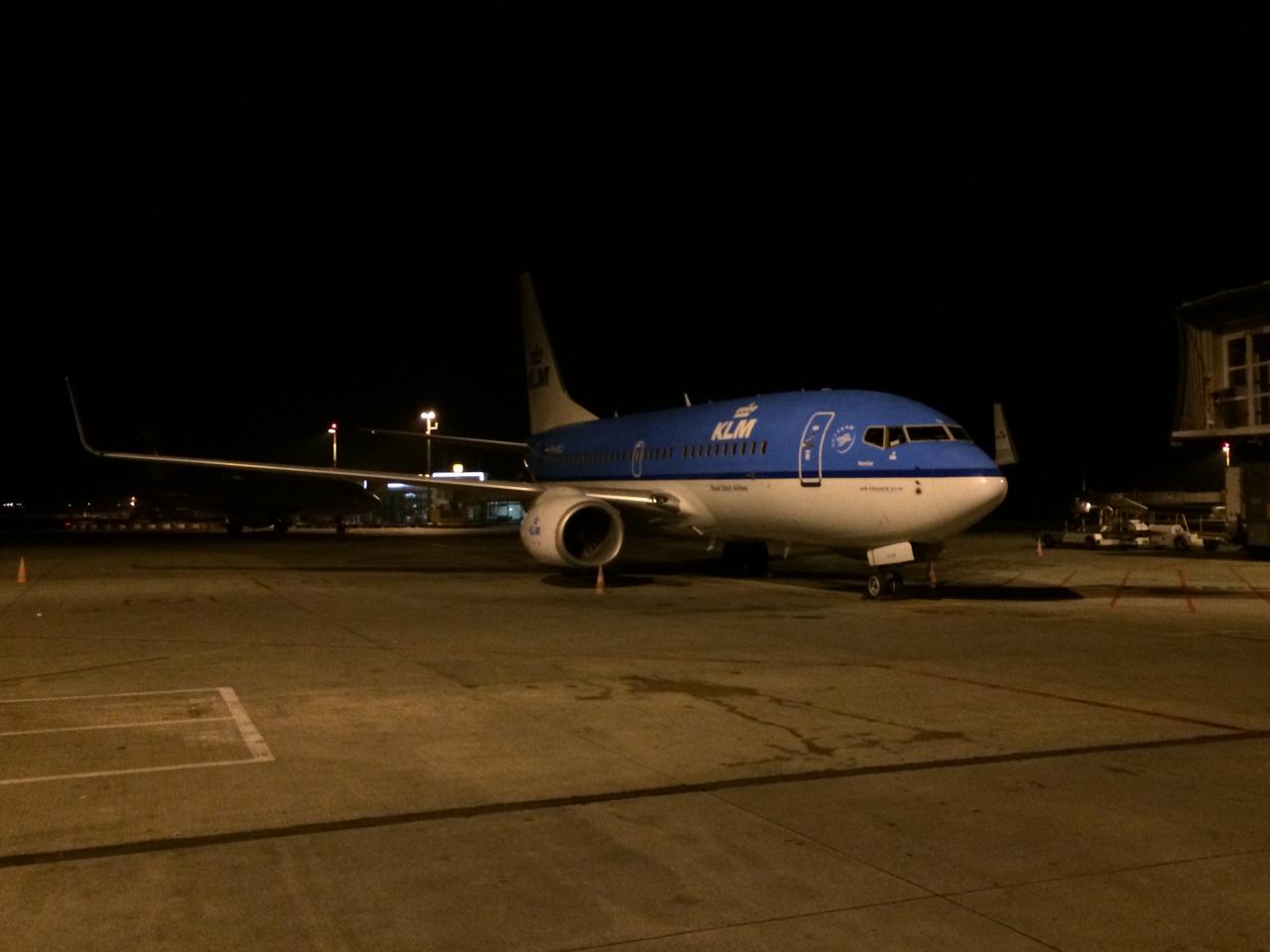 737 KLM de nuit