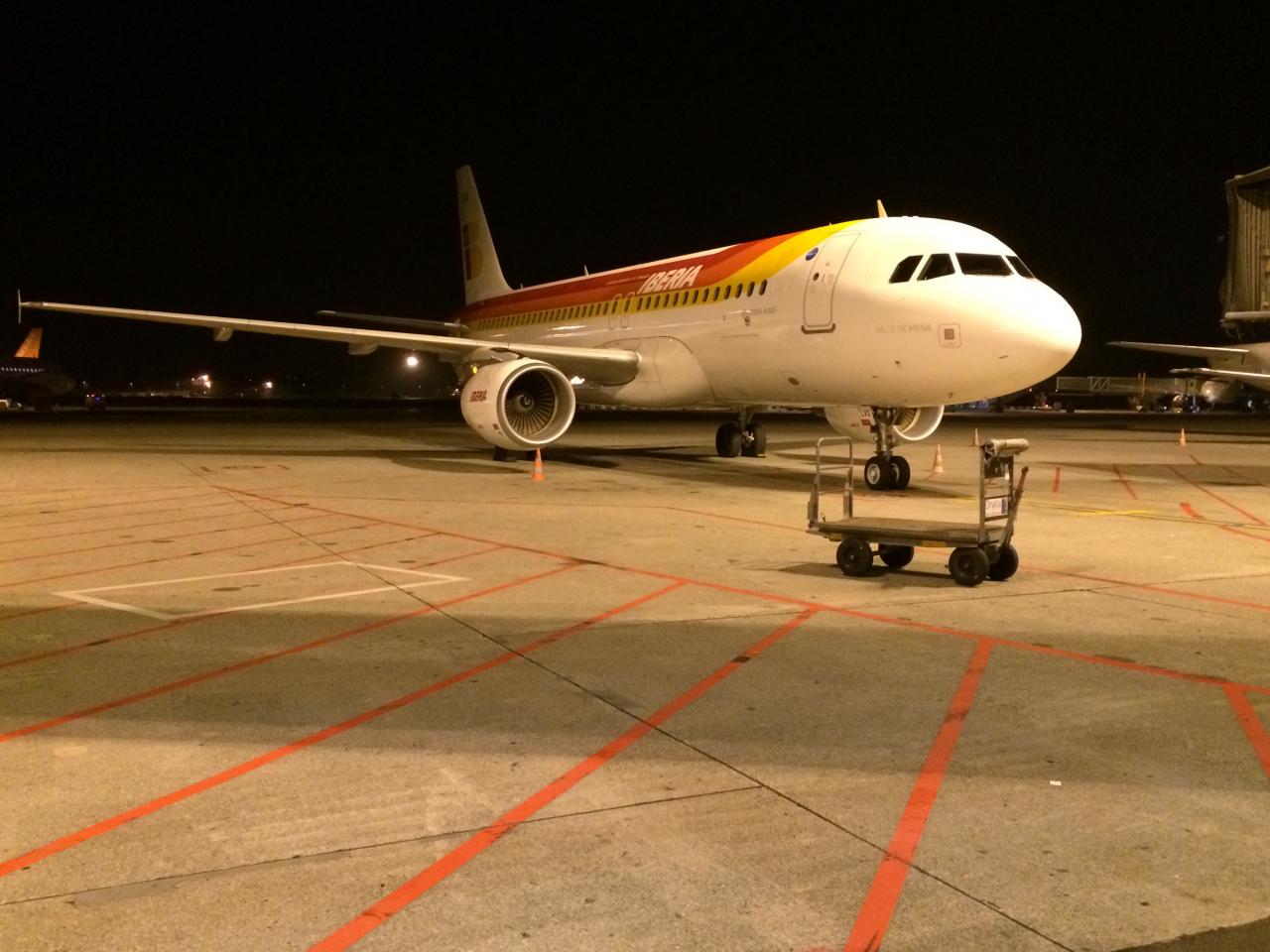A320 Iberia de nuit
